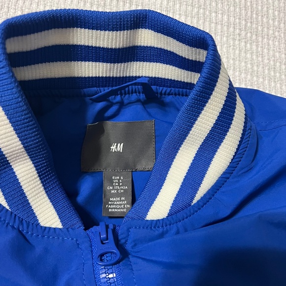 H&M Royal Blue Bomber Jacket - Picture 3 of 3